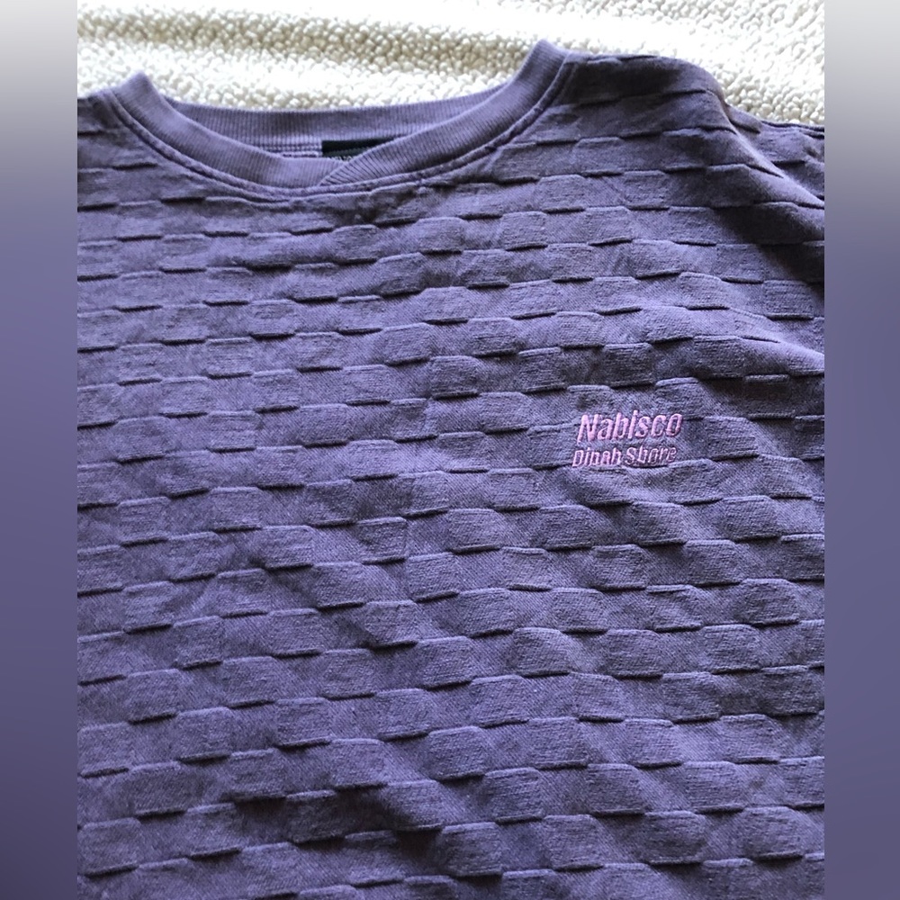 lavendar sweatshirt custom pattern